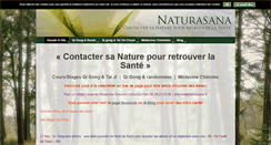 Desktop Screenshot of naturasana.fr